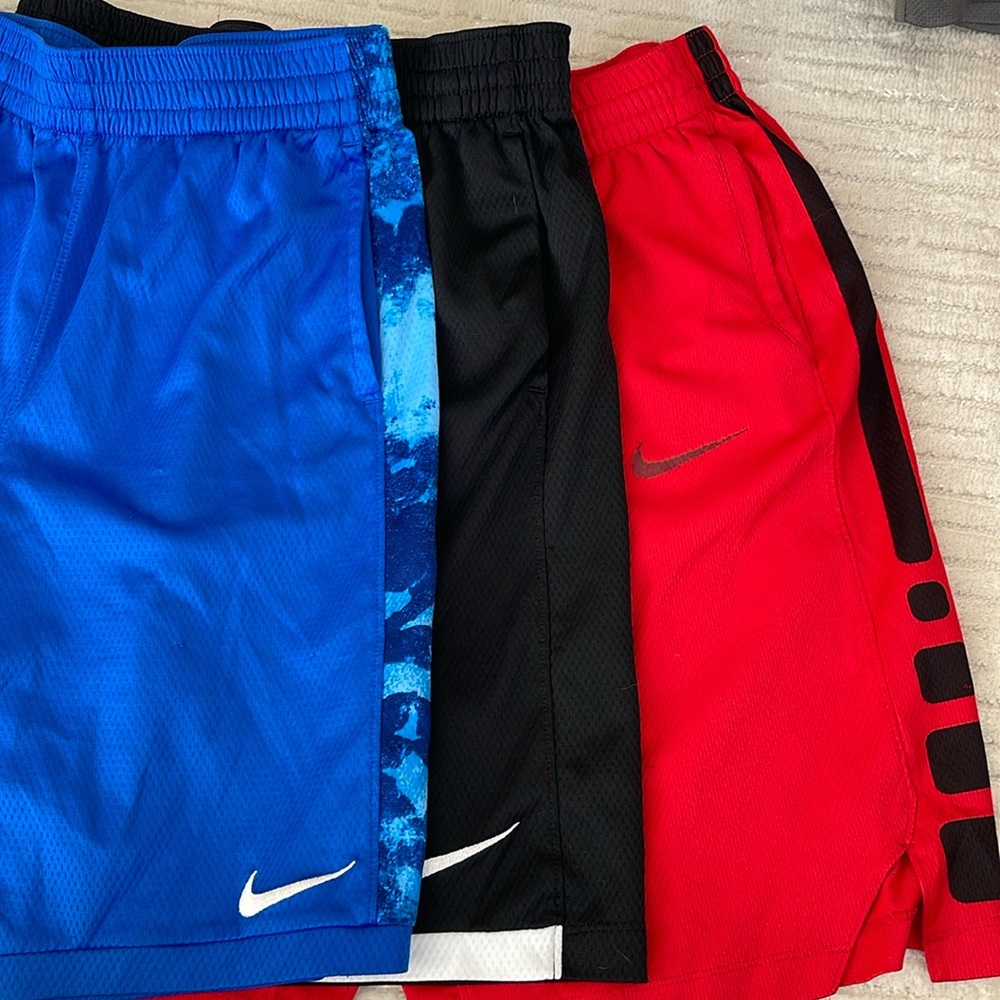 3 pair Nike basketball shorts